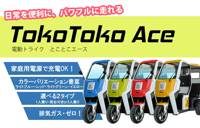 電動トライク【とことこAce】